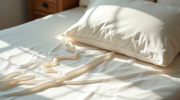 Taie d'oreiller en soie : le secret pour un réveil sans marques